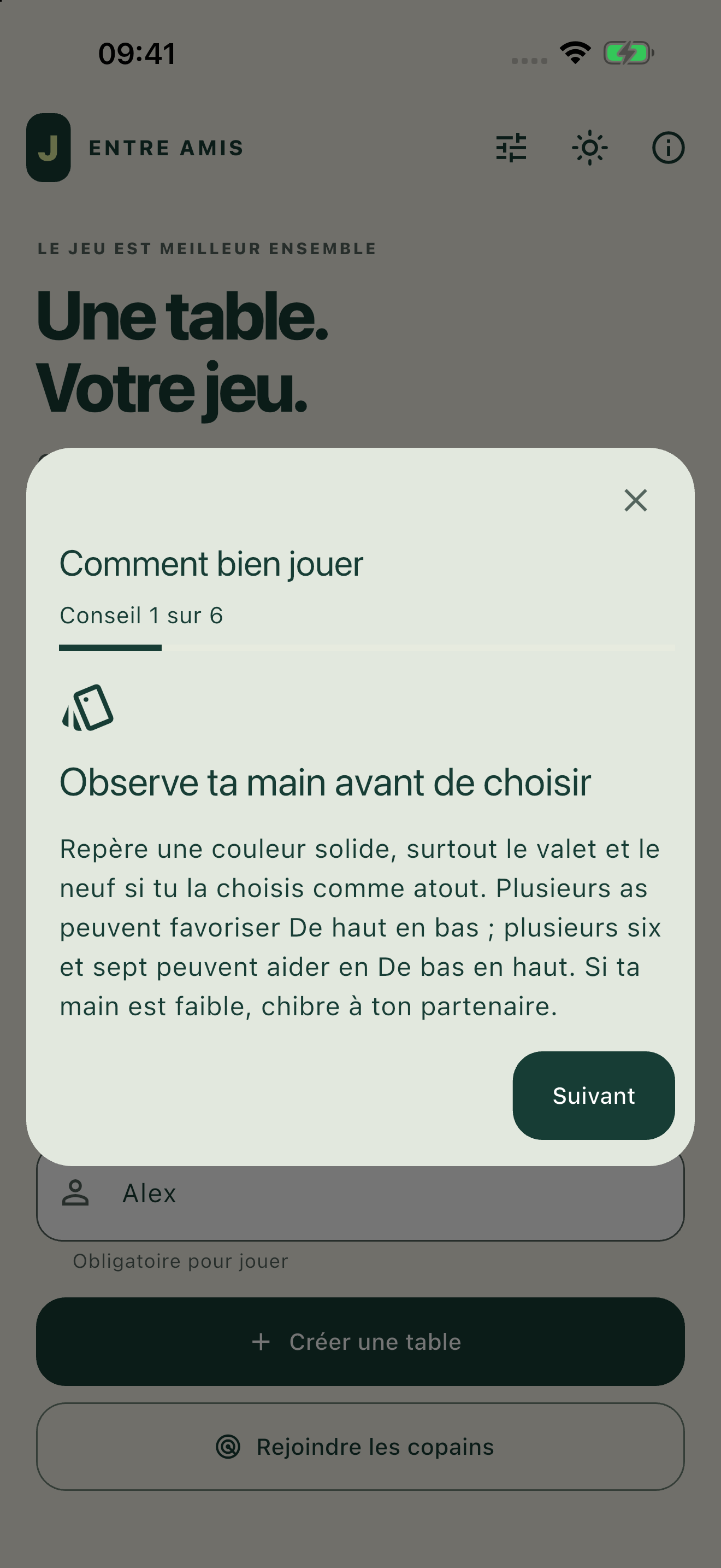 Tutoriel : lire sa main avant de choisir le contrat.